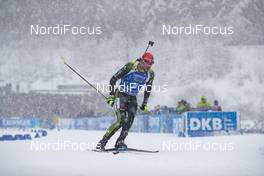 12.01.2019, Oberhof, Germany (GER): Arnd Peiffer (GER) -  IBU world cup biathlon, pursuit men, Oberhof (GER). www.nordicfocus.com. © Manzoni/NordicFocus. Every downloaded picture is fee-liable.