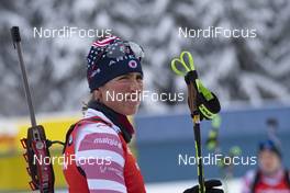 12.01.2019, Oberhof, Germany (GER): Susan Dunklee (USA) -  IBU world cup biathlon, pursuit women, Oberhof (GER). www.nordicfocus.com. © Manzoni/NordicFocus. Every downloaded picture is fee-liable.