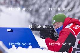 12.01.2019, Oberhof, Germany (GER): Event Feature: Denis the belarus photographer -  IBU world cup biathlon, pursuit women, Oberhof (GER). www.nordicfocus.com. © Manzoni/NordicFocus. Every downloaded picture is fee-liable.