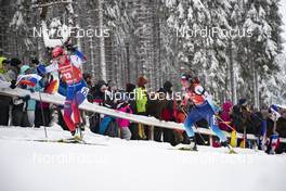 12.01.2019, Oberhof, Germany (GER): Ivona Fialkova (SVK), Lena Haecki (SUI), (l-r) -  IBU world cup biathlon, pursuit women, Oberhof (GER). www.nordicfocus.com. © Manzoni/NordicFocus. Every downloaded picture is fee-liable.