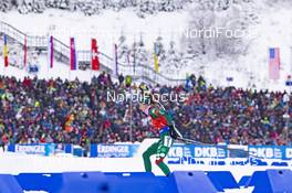 12.01.2019, Oberhof, Germany (GER): Lisa Vittozzi (ITA) -  IBU world cup biathlon, pursuit women, Oberhof (GER). www.nordicfocus.com. © Manzoni/NordicFocus. Every downloaded picture is fee-liable.