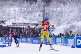 12.01.2019, Oberhof, Germany (GER): Elisabeth Hoegberg (SWE) -  IBU world cup biathlon, pursuit women, Oberhof (GER). www.nordicfocus.com. © Manzoni/NordicFocus. Every downloaded picture is fee-liable.