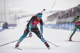 12.01.2019, Oberhof, Germany (GER): Anais Bescond (FRA) -  IBU world cup biathlon, pursuit women, Oberhof (GER). www.nordicfocus.com. © Manzoni/NordicFocus. Every downloaded picture is fee-liable.