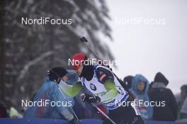 13.01.2019, Oberhof, Germany (GER): Jakov Fak (SLO) -  IBU world cup biathlon, relay men, Oberhof (GER). www.nordicfocus.com. © Manzoni/NordicFocus. Every downloaded picture is fee-liable.