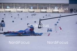 13.01.2019, Oberhof, Germany (GER): Alexander Loginov (RUS) -  IBU world cup biathlon, relay men, Oberhof (GER). www.nordicfocus.com. © Manzoni/NordicFocus. Every downloaded picture is fee-liable.