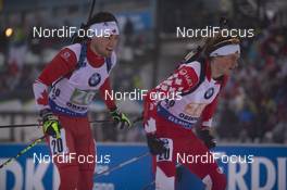 13.01.2019, Oberhof, Germany (GER): Christian Gow (CAN), Jules Burnotte (CAN), (l-r) -  IBU world cup biathlon, relay men, Oberhof (GER). www.nordicfocus.com. © Manzoni/NordicFocus. Every downloaded picture is fee-liable.
