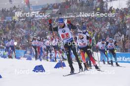 13.01.2019, Oberhof, Germany (GER): Erik Lesser (GER) -  IBU world cup biathlon, relay men, Oberhof (GER). www.nordicfocus.com. © Manzoni/NordicFocus. Every downloaded picture is fee-liable.