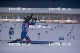 13.01.2019, Oberhof, Germany (GER): Alexander Loginov (RUS) -  IBU world cup biathlon, relay men, Oberhof (GER). www.nordicfocus.com. © Manzoni/NordicFocus. Every downloaded picture is fee-liable.