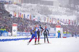 13.01.2019, Oberhof, Germany (GER): Paulina Fialkova (SVK), Ingrid Landmark Tandrevold (NOR), Franziska Hildebrand (GER), (l-r) -  IBU world cup biathlon, relay women, Oberhof (GER). www.nordicfocus.com. © Manzoni/NordicFocus. Every downloaded picture is fee-liable.