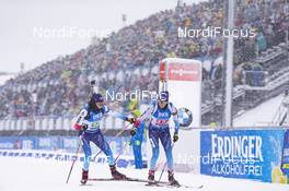 13.01.2019, Oberhof, Germany (GER): Elisa Gasparin (SUI), Aita Gasparin (SUI), (l-r) -  IBU world cup biathlon, relay women, Oberhof (GER). www.nordicfocus.com. © Manzoni/NordicFocus. Every downloaded picture is fee-liable.