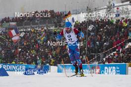 11.01.2019, Oberhof, Germany (GER): Alexander Loginov (RUS) -  IBU world cup biathlon, sprint men, Oberhof (GER). www.nordicfocus.com. © Manzoni/NordicFocus. Every downloaded picture is fee-liable.