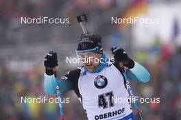 11.01.2019, Oberhof, Germany (GER): Simon Desthieux (FRA) -  IBU world cup biathlon, sprint men, Oberhof (GER). www.nordicfocus.com. © Manzoni/NordicFocus. Every downloaded picture is fee-liable.