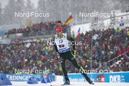 11.01.2019, Oberhof, Germany (GER): Arnd Peiffer (GER) -  IBU world cup biathlon, sprint men, Oberhof (GER). www.nordicfocus.com. © Manzoni/NordicFocus. Every downloaded picture is fee-liable.