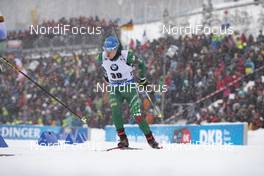 11.01.2019, Oberhof, Germany (GER): Lukas Hofer (ITA) -  IBU world cup biathlon, sprint men, Oberhof (GER). www.nordicfocus.com. © Manzoni/NordicFocus. Every downloaded picture is fee-liable.