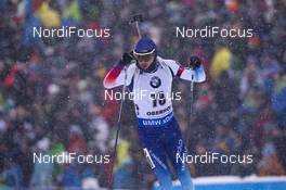 11.01.2019, Oberhof, Germany (GER): Jeremy Finello (SUI) -  IBU world cup biathlon, sprint men, Oberhof (GER). www.nordicfocus.com. © Manzoni/NordicFocus. Every downloaded picture is fee-liable.