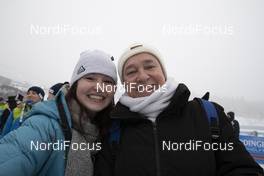 11.01.2019, Oberhof, Germany (GER): Event Feature: Marie-Luise Kreilinger (AUT), assistant to the secretary general, Ing-Marie Dahlin (SWE), wife of Olle Dahlin (SWE), IBU president -  IBU world cup biathlon, sprint men, Oberhof (GER). www.nordicfocus.com. © Manzoni/NordicFocus. Every downloaded picture is fee-liable.