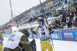 11.01.2019, Oberhof, Germany (GER): Sebastian Samuelsson (SWE) -  IBU world cup biathlon, sprint men, Oberhof (GER). www.nordicfocus.com. © Manzoni/NordicFocus. Every downloaded picture is fee-liable.