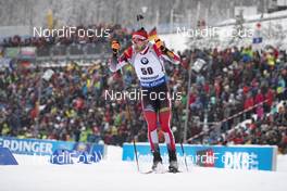 11.01.2019, Oberhof, Germany (GER): Simon Eder (AUT) -  IBU world cup biathlon, sprint men, Oberhof (GER). www.nordicfocus.com. © Manzoni/NordicFocus. Every downloaded picture is fee-liable.