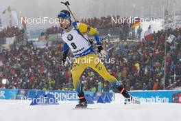 11.01.2019, Oberhof, Germany (GER): Simon Hallstroem (SWE) -  IBU world cup biathlon, sprint men, Oberhof (GER). www.nordicfocus.com. © Manzoni/NordicFocus. Every downloaded picture is fee-liable.