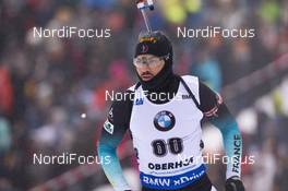 11.01.2019, Oberhof, Germany (GER): Simon Fourcade (FRA) -  IBU world cup biathlon, sprint men, Oberhof (GER). www.nordicfocus.com. © Manzoni/NordicFocus. Every downloaded picture is fee-liable.