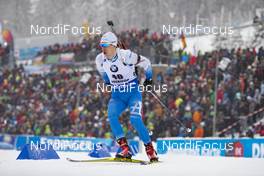 11.01.2019, Oberhof, Germany (GER): Apostolos Angelis (GRE) -  IBU world cup biathlon, sprint men, Oberhof (GER). www.nordicfocus.com. © Manzoni/NordicFocus. Every downloaded picture is fee-liable.