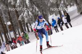 10.01.2019, Oberhof, Germany (GER): Elisa Gasparin (SUI) -  IBU world cup biathlon, sprint women, Oberhof (GER). www.nordicfocus.com. © Manzoni/NordicFocus. Every downloaded picture is fee-liable.
