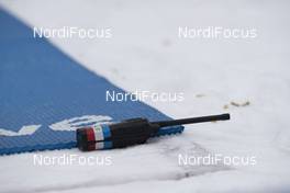 10.01.2019, Oberhof, Germany (GER): Event Feature: radio of the french team at the shooting range -  IBU world cup biathlon, sprint women, Oberhof (GER). www.nordicfocus.com. © Manzoni/NordicFocus. Every downloaded picture is fee-liable.