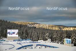 10.01.2019, Oberhof, Germany (GER): Event Feature: beautiful sunset over Oberhof -  IBU world cup biathlon, sprint women, Oberhof (GER). www.nordicfocus.com. © Manzoni/NordicFocus. Every downloaded picture is fee-liable.
