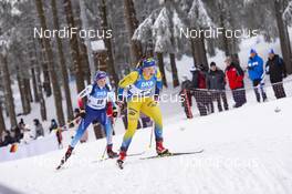 10.01.2019, Oberhof, Germany (GER): Elisa Gasparin (SUI), Linn Persson (SWE), (l-r) -  IBU world cup biathlon, sprint women, Oberhof (GER). www.nordicfocus.com. © Manzoni/NordicFocus. Every downloaded picture is fee-liable.