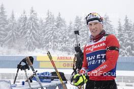 09.01.2019, Oberhof, Germany (GER): Scott Gow (CAN) -  IBU world cup biathlon, training, Oberhof (GER). www.nordicfocus.com. © Manzoni/NordicFocus. Every downloaded picture is fee-liable.