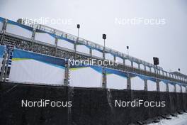 08.01.2019, Oberhof, Germany (GER): Event Feature: the grand stands are ready for the public -  IBU world cup biathlon, training, Oberhof (GER). www.nordicfocus.com. © Manzoni/NordicFocus. Every downloaded picture is fee-liable.