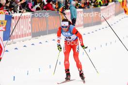 20.01.2019, Ruhpolding, Germany (GER): Christian Gow (CAN) -  IBU world cup biathlon, mass men, Ruhpolding (GER). www.nordicfocus.com. © Tumashov/NordicFocus. Every downloaded picture is fee-liable.