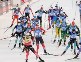 20.01.2019, Ruhpolding, Germany (GER): Event Feature: start -  IBU world cup biathlon, mass men, Ruhpolding (GER). www.nordicfocus.com. © Tumashov/NordicFocus. Every downloaded picture is fee-liable.