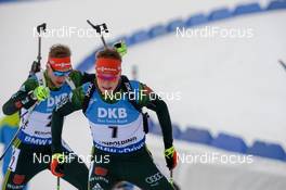 20.01.2019, Ruhpolding, Germany (GER): Benedikt Doll (GER) -  IBU world cup biathlon, mass men, Ruhpolding (GER). www.nordicfocus.com. © Tumashov/NordicFocus. Every downloaded picture is fee-liable.