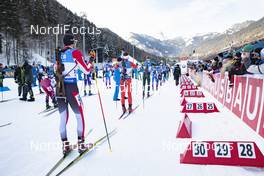 20.01.2019, Ruhpolding, Germany (GER): Dominik Landertinger (AUT) -  IBU world cup biathlon, mass men, Ruhpolding (GER). www.nordicfocus.com. © Manzoni/NordicFocus. Every downloaded picture is fee-liable.