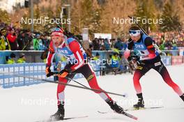 20.01.2019, Ruhpolding, Germany (GER): Simon Eder (AUT) -  IBU world cup biathlon, mass men, Ruhpolding (GER). www.nordicfocus.com. © Tumashov/NordicFocus. Every downloaded picture is fee-liable.