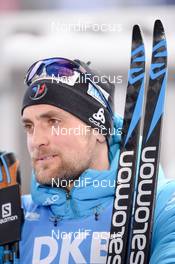 20.01.2019, Ruhpolding, Germany (GER): Simon Desthieux (FRA) -  IBU world cup biathlon, mass men, Ruhpolding (GER). www.nordicfocus.com. © Tumashov/NordicFocus. Every downloaded picture is fee-liable.