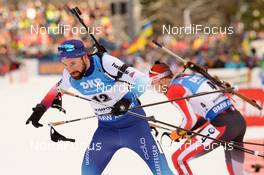 20.01.2019, Ruhpolding, Germany (GER): Benjamin Weger (SUI) -  IBU world cup biathlon, mass men, Ruhpolding (GER). www.nordicfocus.com. © Tumashov/NordicFocus. Every downloaded picture is fee-liable.