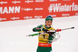 20.01.2019, Ruhpolding, Germany (GER): Dorothea Wierer (ITA) -  IBU world cup biathlon, mass women, Ruhpolding (GER). www.nordicfocus.com. © Tumashov/NordicFocus. Every downloaded picture is fee-liable.