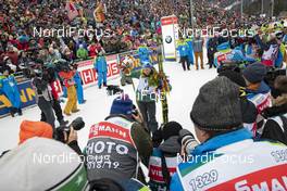20.01.2019, Ruhpolding, Germany (GER): Franziska Preuss (GER) -  IBU world cup biathlon, mass women, Ruhpolding (GER). www.nordicfocus.com. © Manzoni/NordicFocus. Every downloaded picture is fee-liable.