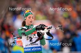 20.01.2019, Ruhpolding, Germany (GER): Lisa Vittozzi (ITA) -  IBU world cup biathlon, mass women, Ruhpolding (GER). www.nordicfocus.com. © Tumashov/NordicFocus. Every downloaded picture is fee-liable.
