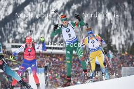 20.01.2019, Ruhpolding, Germany (GER): Lisa Vittozzi (ITA) -  IBU world cup biathlon, mass women, Ruhpolding (GER). www.nordicfocus.com. © Tumashov/NordicFocus. Every downloaded picture is fee-liable.
