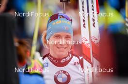20.01.2019, Ruhpolding, Germany (GER): Anais Bescond (FRA) -  IBU world cup biathlon, mass women, Ruhpolding (GER). www.nordicfocus.com. © Tumashov/NordicFocus. Every downloaded picture is fee-liable.