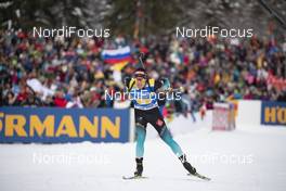 18.01.2019, Ruhpolding, Germany (GER): Quentin Fillon Maillet (FRA) -  IBU world cup biathlon, relay men, Ruhpolding (GER). www.nordicfocus.com. © Manzoni/NordicFocus. Every downloaded picture is fee-liable.