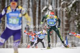 18.01.2019, Ruhpolding, Germany (GER): Johannes Kuehn (GER) -  IBU world cup biathlon, relay men, Ruhpolding (GER). www.nordicfocus.com. © Tumashov/NordicFocus. Every downloaded picture is fee-liable.