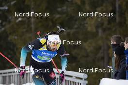 18.01.2019, Ruhpolding, Germany (GER): Martin Fourcade (FRA) -  IBU world cup biathlon, relay men, Ruhpolding (GER). www.nordicfocus.com. © Manzoni/NordicFocus. Every downloaded picture is fee-liable.