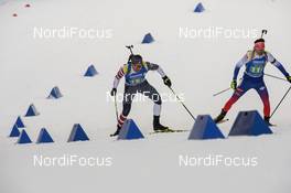 18.01.2019, Ruhpolding, Germany (GER): Sean Doherty (USA) -  IBU world cup biathlon, relay men, Ruhpolding (GER). www.nordicfocus.com. © Tumashov/NordicFocus. Every downloaded picture is fee-liable.