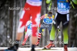 18.01.2019, Ruhpolding, Germany (GER): Max Durtschi (USA) -  IBU world cup biathlon, relay men, Ruhpolding (GER). www.nordicfocus.com. © Tumashov/NordicFocus. Every downloaded picture is fee-liable.