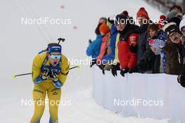 18.01.2019, Ruhpolding, Germany (GER): Martin Ponsiluoma (SWE) -  IBU world cup biathlon, relay men, Ruhpolding (GER). www.nordicfocus.com. © Tumashov/NordicFocus. Every downloaded picture is fee-liable.
