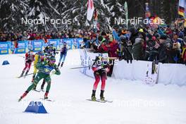 18.01.2019, Ruhpolding, Germany (GER): Thomas Bormolini (ITA), Lars Helge Birkeland (NOR), (l-r) -  IBU world cup biathlon, relay men, Ruhpolding (GER). www.nordicfocus.com. © Manzoni/NordicFocus. Every downloaded picture is fee-liable.